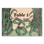 2ヴィンテージおもしろいラブグリーンフログムーン テーブルナンバー (裏面)