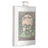 2ヴィンテージおもしろいラブグリーンフログムーン フラスク (右)