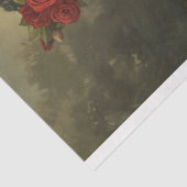 2ヴィンテージスケルトン結婚ブラックデコパージュ 薄葉紙 (詳細)