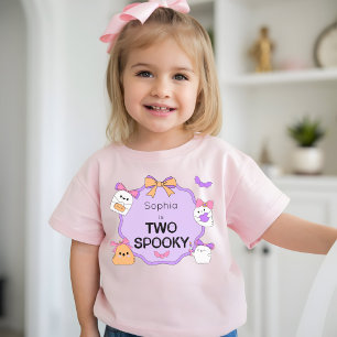 2不気味幽霊ハロウィン誕生日 ベビーTシャツ