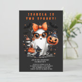 2不気味幽霊ハロウィン2回目の誕生日パーティー 招待状 (スタンド正面)