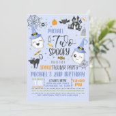 2不気味誕生日招待状 – 青 招待状 (スタンド正面)