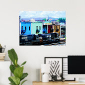 2両ロアノークVAが牽引する列車 ポスター (ホームオフィス)