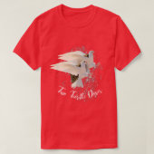 2亀の鳩 Tシャツ (デザイン正面)