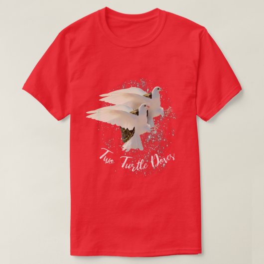 2亀の鳩 Tシャツ (デザイン正面)