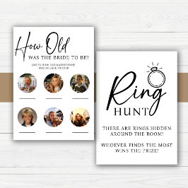 2予算違うブライダルシャワーパーティーゲーム チラシ