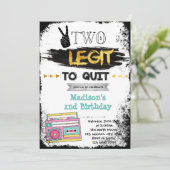 2人がパーティー・ガール・やめテーマの招待を受ける 招待状 (スタンド正面)
