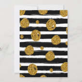 2人がパーティー・ガール・やめテーマの招待を受ける 招待状 (裏面)