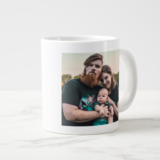 2人が写真に恋をしたからよ ジャンボコーヒーマグカップ (正面右)