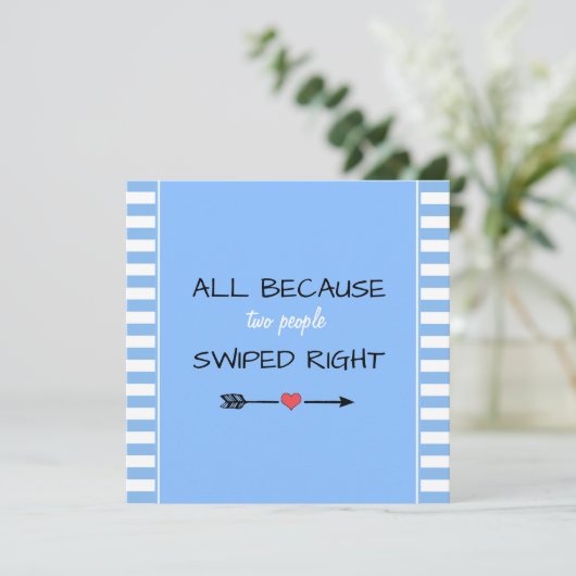 2人が右の赤ん坊シャワーをスワイプしたためすべて 招待状 (スタンド正面)