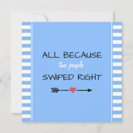 2人が右の赤ん坊シャワーをスワイプしたためすべて 招待状