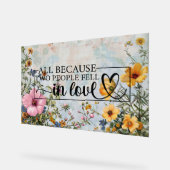 2人が恋に落ちたからこそ引用文 アクリルサイン (傾斜)