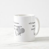 2人が恋に落ちたからモダンシンプルだ コーヒーマグカップ (正面右)