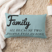 2人が恋の枕に落ちたから家族すべて ランバークッション (ブランケット)