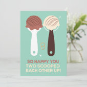 2人でアイスをスクープし合って本当に嬉しい シーズンカード (スタンド正面)