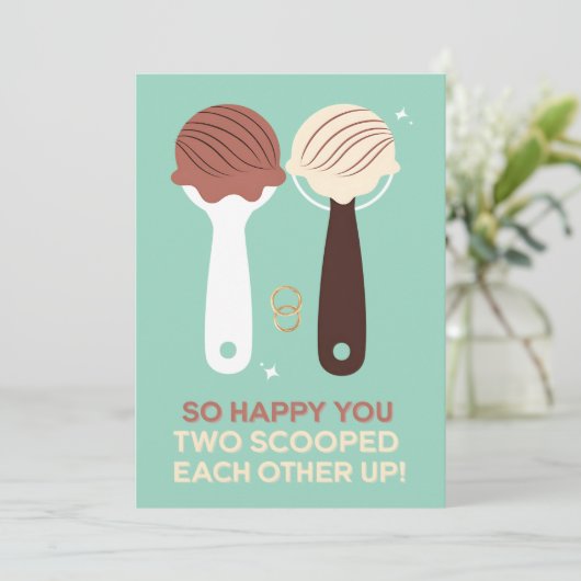 2人でアイスをスクープし合って本当に嬉しい シーズンカード (スタンド正面)