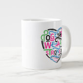 2人で強く ジャンボコーヒーマグカップ (正面右)