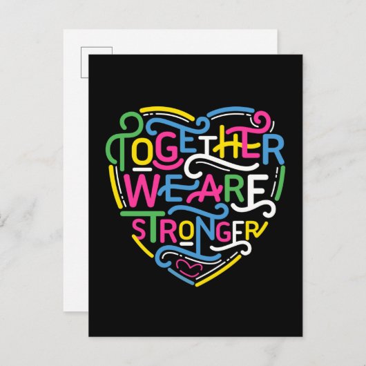 2人で強く ポストカード (正面/裏面)