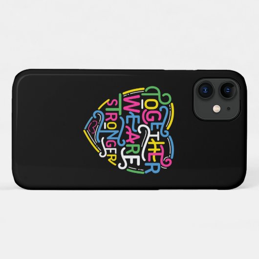 2人で強く Case-Mate iPhoneケース (裏面(横))