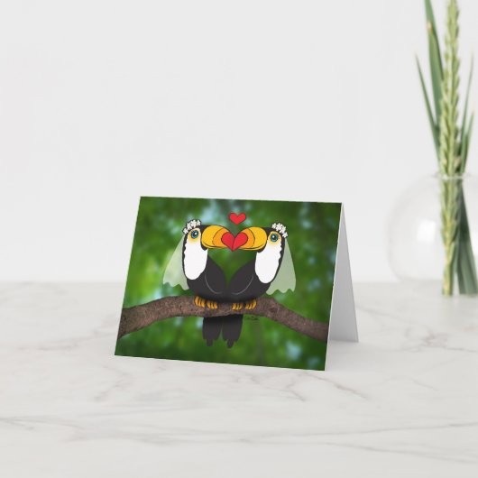 2人で結婚した!レズ結婚ビアンズ カード (正面)