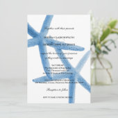 2人で|海·ラブ·スターフ結婚ィッシュ 招待状 (スタンド正面)