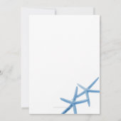 2人で|海·ラブ·スターフ結婚ィッシュ 招待状 (裏面)