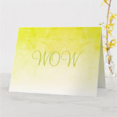 2人とも妊娠おめでとう カード (黄色い花)