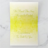 2人とも妊娠おめでとう カード (内部)