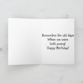 2人とも「若い」誕生日 カード (内部)