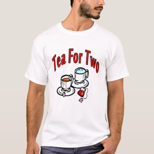 2人のお茶 Tシャツ (正面)