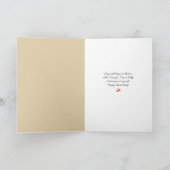 2人のさくらんぼが赤から妻の記念日カードへ カード (内部)