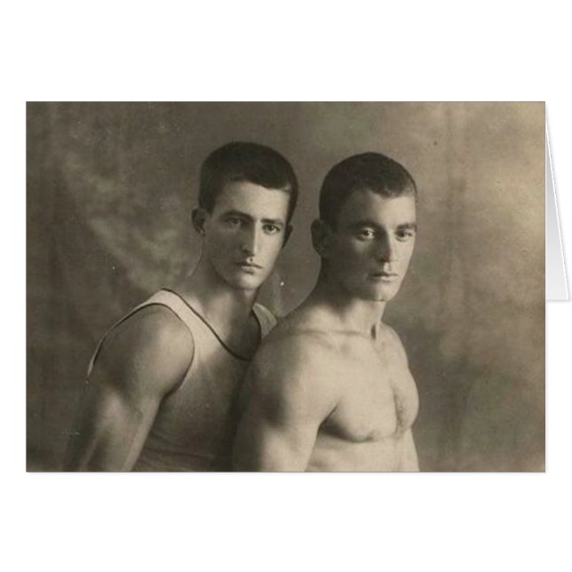 2人のアスリート (正面横)