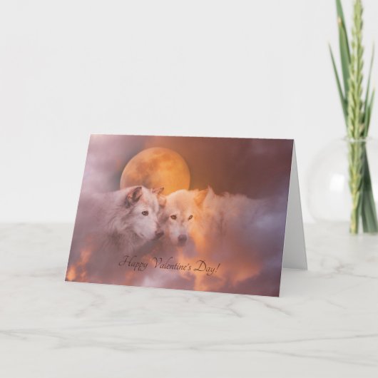 2人のウォルフバレンタインデイ·ソウルメイト·カード シーズンカード (正面)