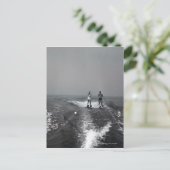 2人のウォータースキー ポストカード (スタンド正面)