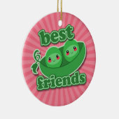 2人のエンドウ豆の親友 セラミックオーナメント (右)