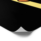 2人のキリンが閉まる。漫画 ポスター (角)