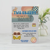 2人のグルービーな少年の誕生日招待状 招待状 (スタンド正面)