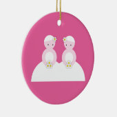 2人のコーカサス地方の花嫁 セラミックオーナメント (右)