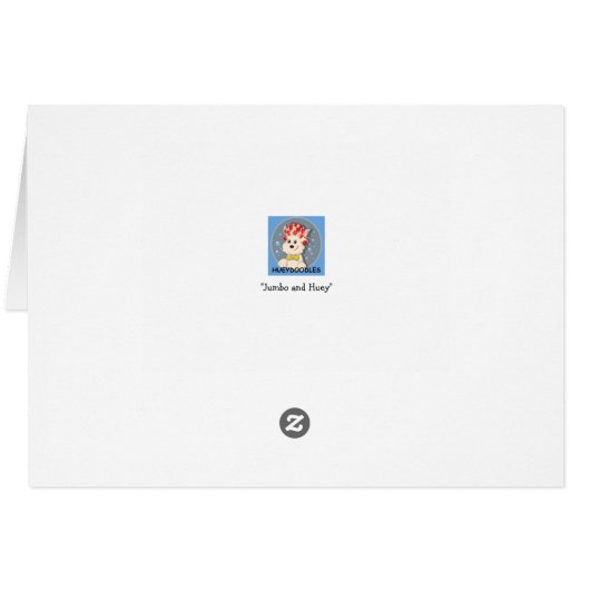 2人のゴルデンドルの子犬！ (裏面横)