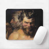 2人のサテュロス マウスパッド (マウス)