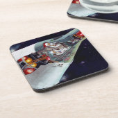 2人のジェミニ宇宙船を飛んで切断する。 コースター (左側)