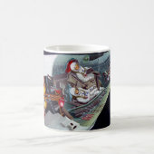 2人のジェミニ宇宙船を飛んで切断する。 コーヒーマグカップ (中央)