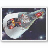 2人のジェミニ宇宙船を飛んで切断する。 シール (正面)