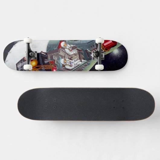 2人のジェミニ宇宙船を飛んで切断する。 スケートボード (横)