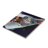 2人のジェミニ宇宙船を飛んで切断する。 タイル (側面)