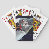 2人のジェミニ宇宙船を飛んで切断する。 トランプ (裏面)