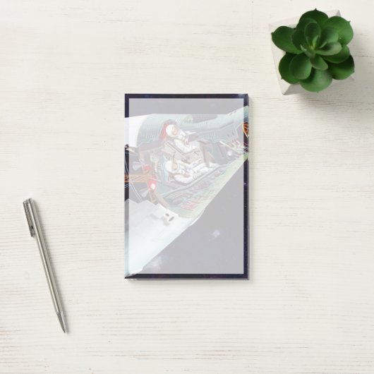 2人のジェミニ宇宙船を飛んで切断する。 ポストイット (オフィス)