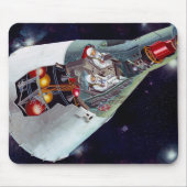 2人のジェミニ宇宙船を飛んで切断する。 マウスパッド (正面)