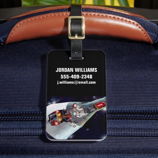 2人のジェミニ宇宙船を飛んで切断する。 ラゲッジタグ (正面インサイチュ2)