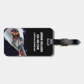 2人のジェミニ宇宙船を飛んで切断する。 ラゲッジタグ (裏面横)